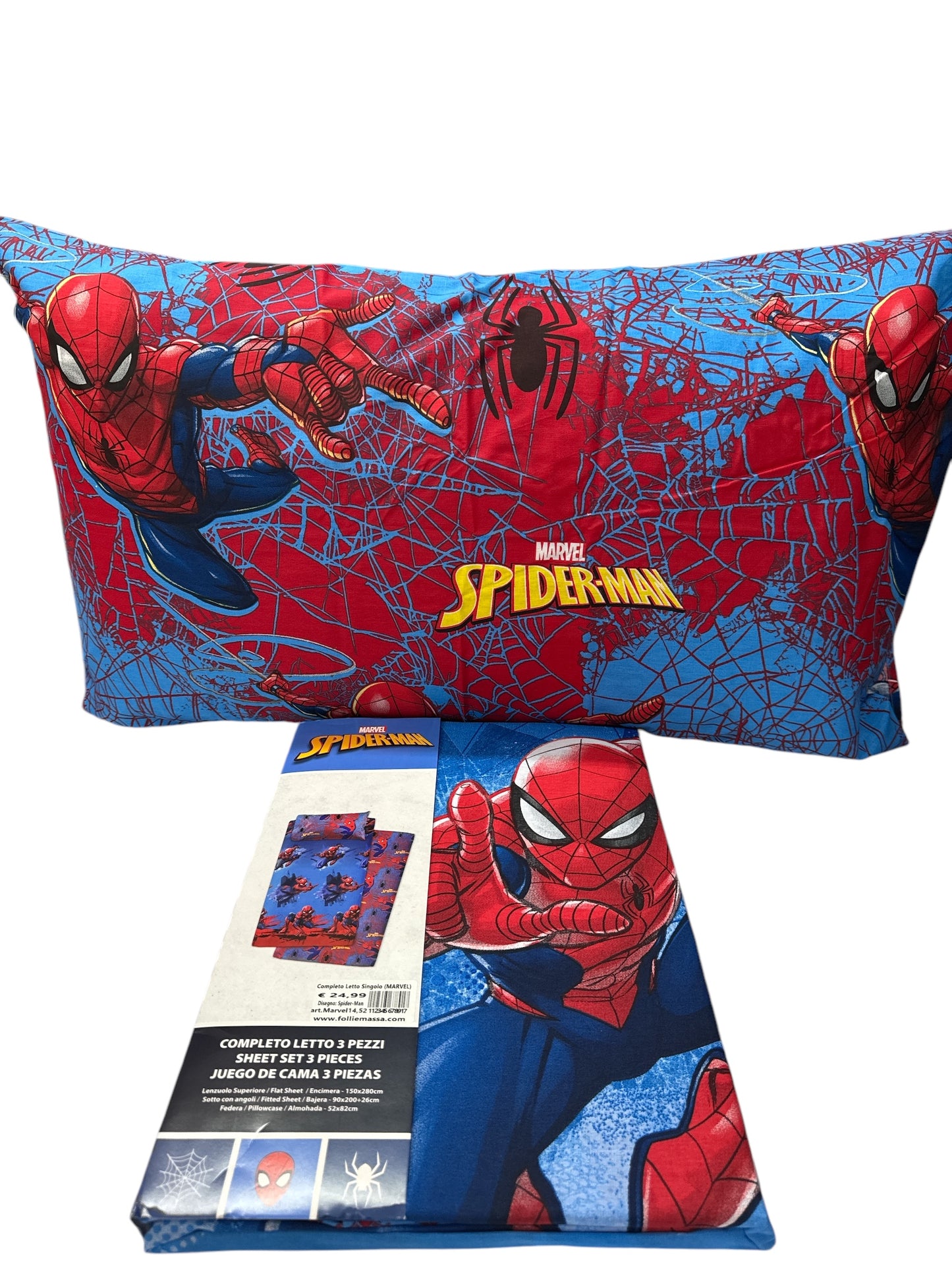 Completo Letto MARVEL disegno Spider-Man